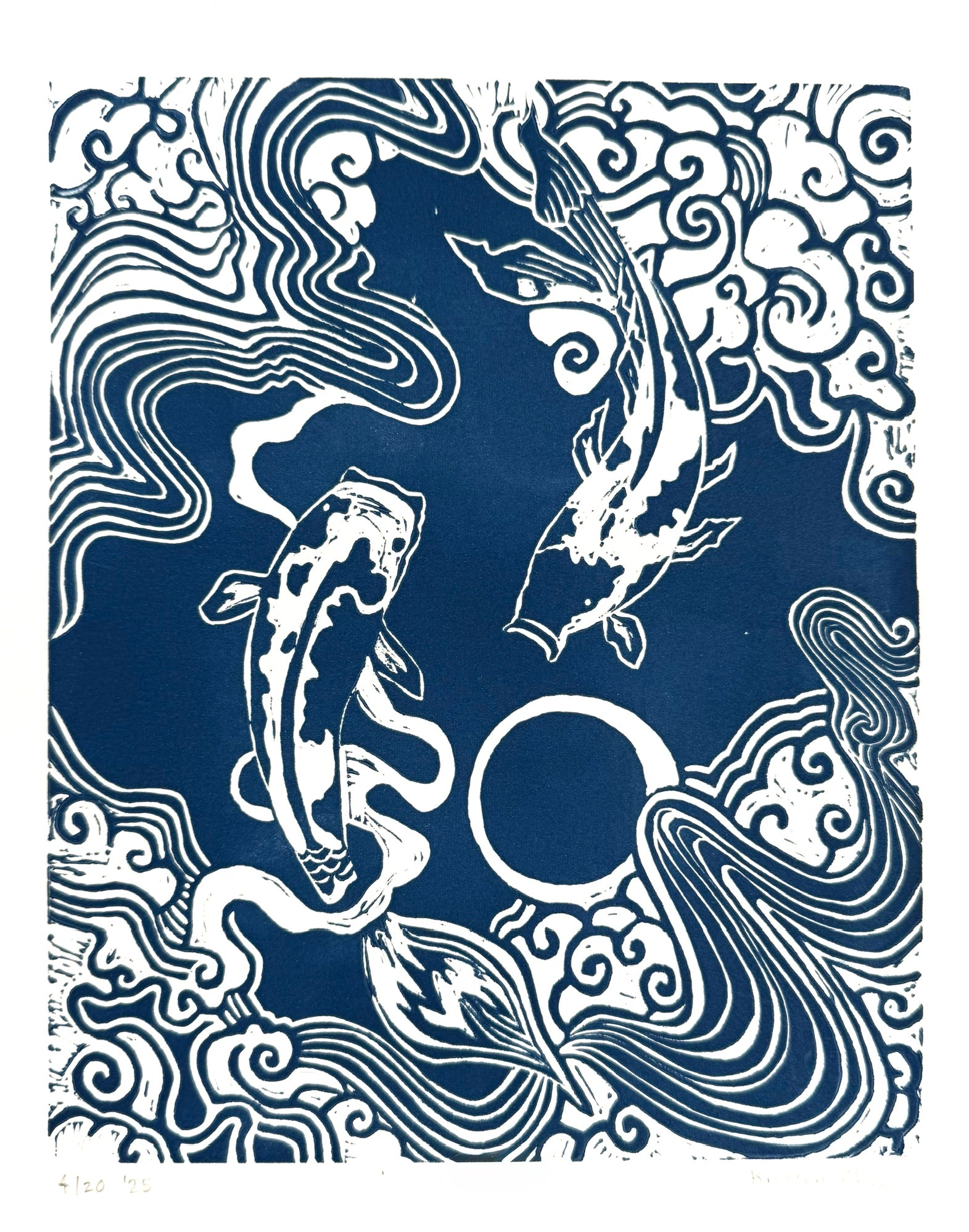 Koi Pond Print